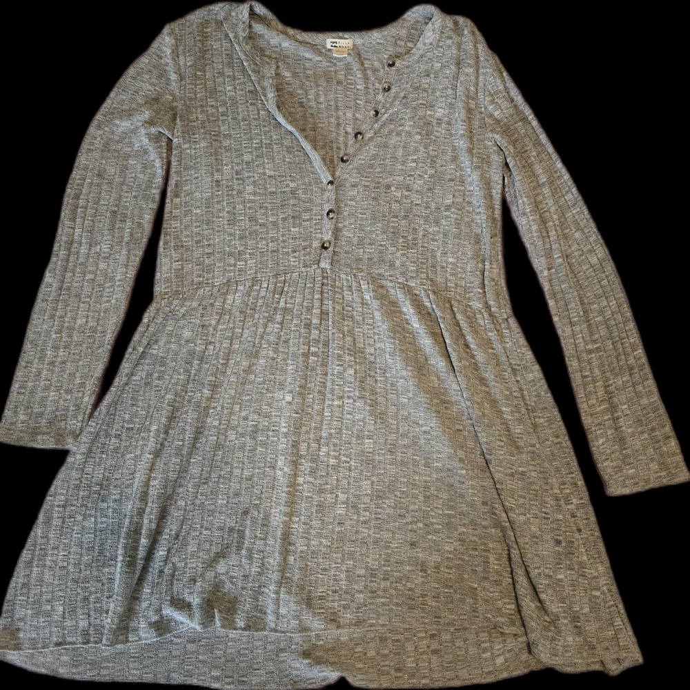 Billabong Heather Gray Casual Dress
